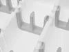 BOLLBO Expandable Cutlery Drawer Organizer – White & Gray