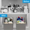 BOLLBO Pull-Out Cabinet Organizer with Wooden Handle