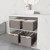 BOLLBO Pull-Out Cabinet Organizer with Wooden Handle