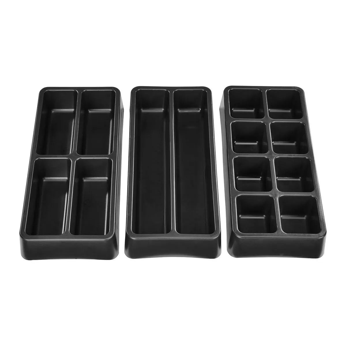 3-Piece Modular Tool Drawer Organizer Tray Set