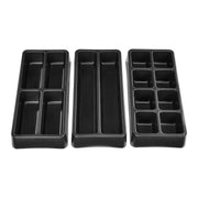 3-Piece Modular Tool Drawer Organizer Tray Set