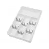BOLLBO Expandable Cutlery Drawer Organizer – White & Gray