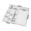 BOLLBO Expandable Cutlery Drawer Organizer – White & Gray