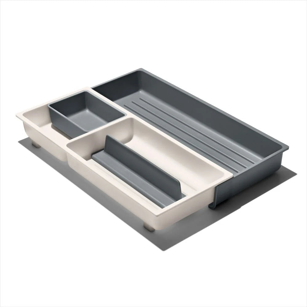Expandable Kitchen Drawer Organizer with Adjustable Dividers