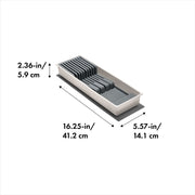 In-Drawer Knife Organizer with 9 Storage Slots