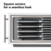 In-Drawer Knife Organizer with 9 Storage Slots